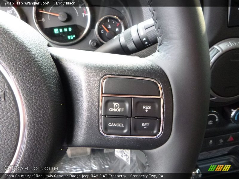 Tank / Black 2016 Jeep Wrangler Sport