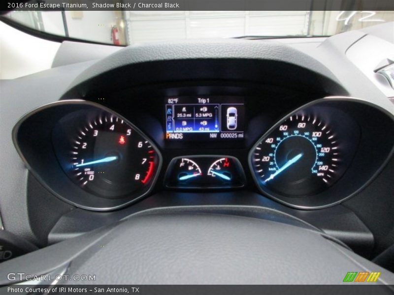  2016 Escape Titanium Titanium Gauges