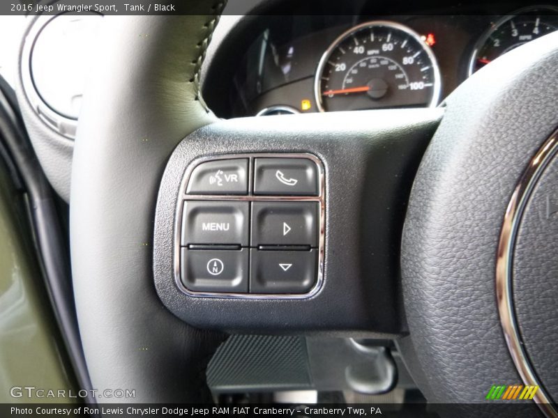 Tank / Black 2016 Jeep Wrangler Sport