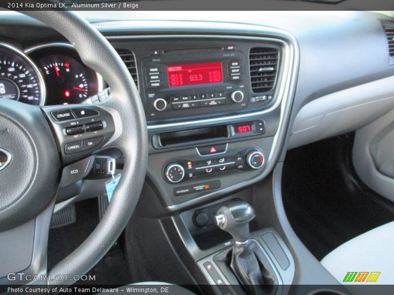 Aluminum Silver / Beige 2014 Kia Optima LX
