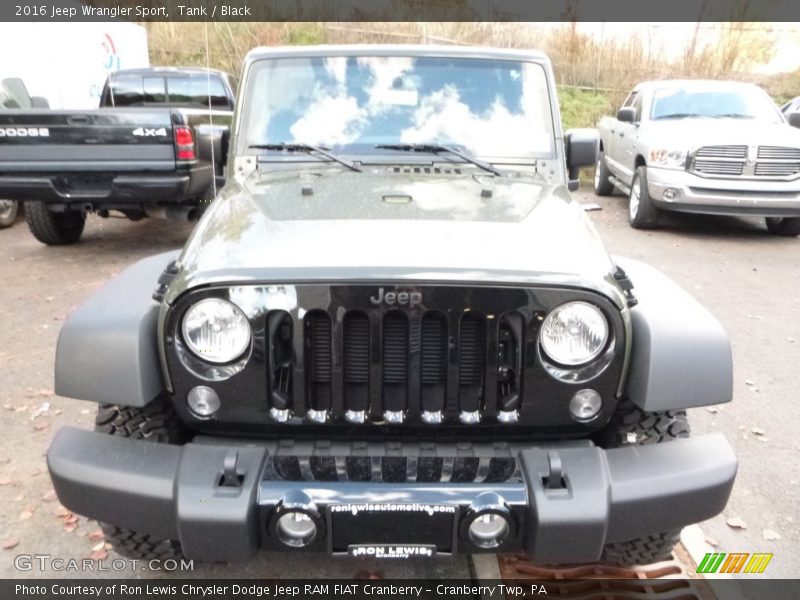 Tank / Black 2016 Jeep Wrangler Sport
