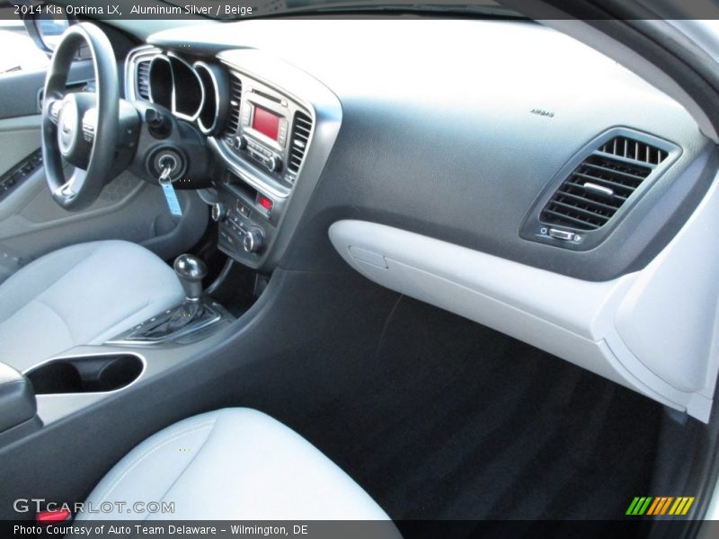 Aluminum Silver / Beige 2014 Kia Optima LX