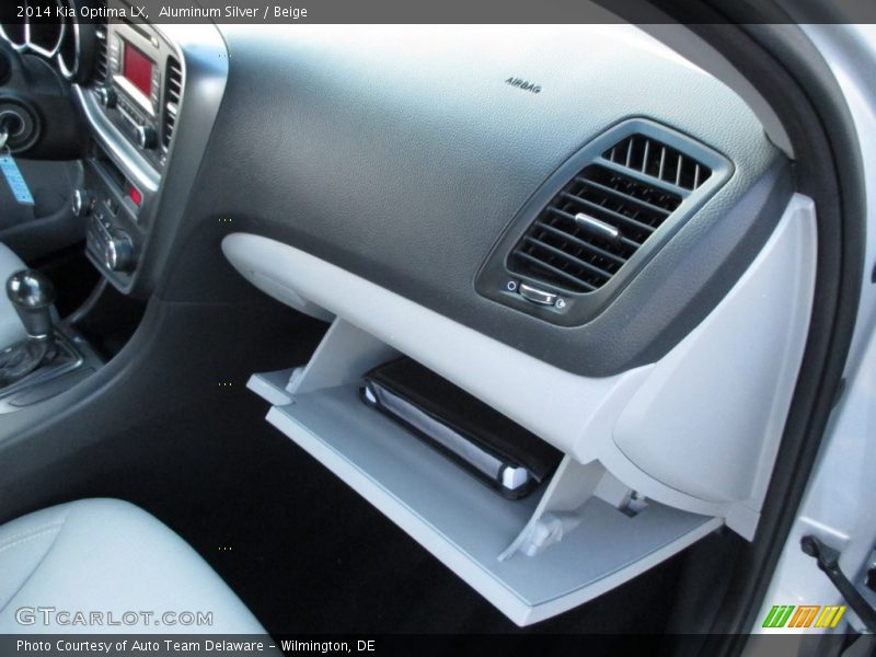 Aluminum Silver / Beige 2014 Kia Optima LX