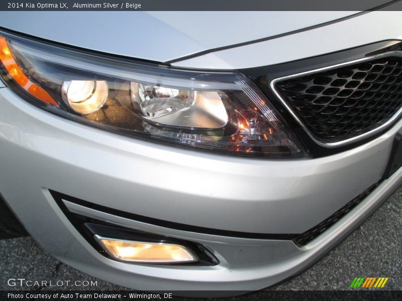 Aluminum Silver / Beige 2014 Kia Optima LX