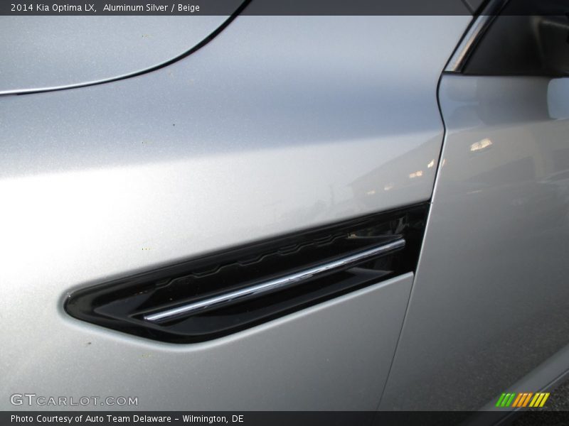 Aluminum Silver / Beige 2014 Kia Optima LX