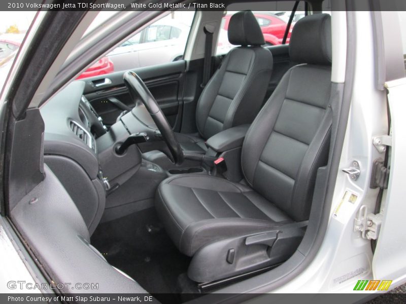 White Gold Metallic / Titan Black 2010 Volkswagen Jetta TDI SportWagen