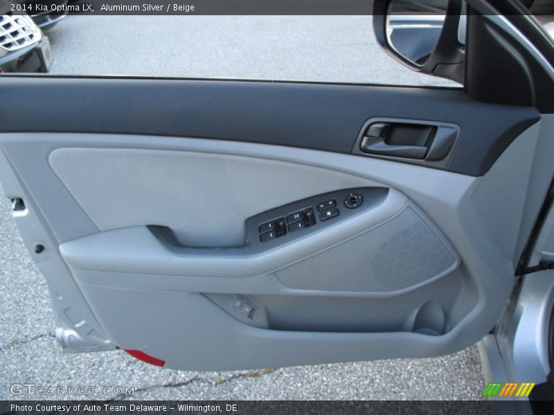 Aluminum Silver / Beige 2014 Kia Optima LX