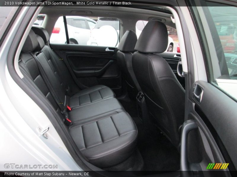 White Gold Metallic / Titan Black 2010 Volkswagen Jetta TDI SportWagen