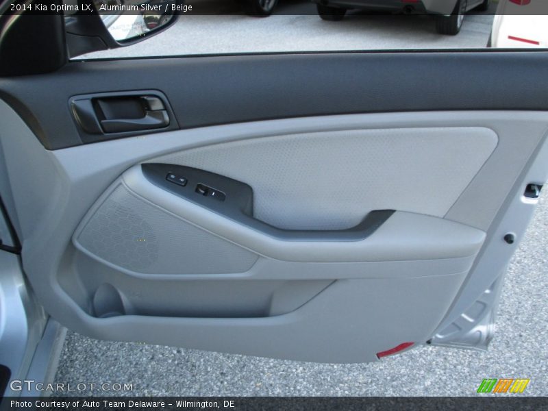 Aluminum Silver / Beige 2014 Kia Optima LX