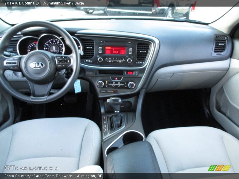 Aluminum Silver / Beige 2014 Kia Optima LX
