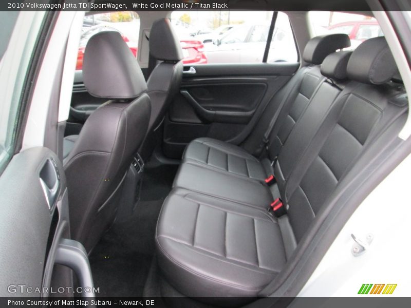 White Gold Metallic / Titan Black 2010 Volkswagen Jetta TDI SportWagen