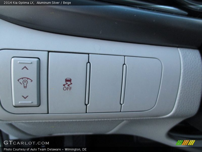 Aluminum Silver / Beige 2014 Kia Optima LX