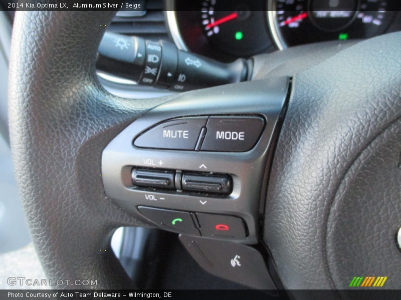 Aluminum Silver / Beige 2014 Kia Optima LX