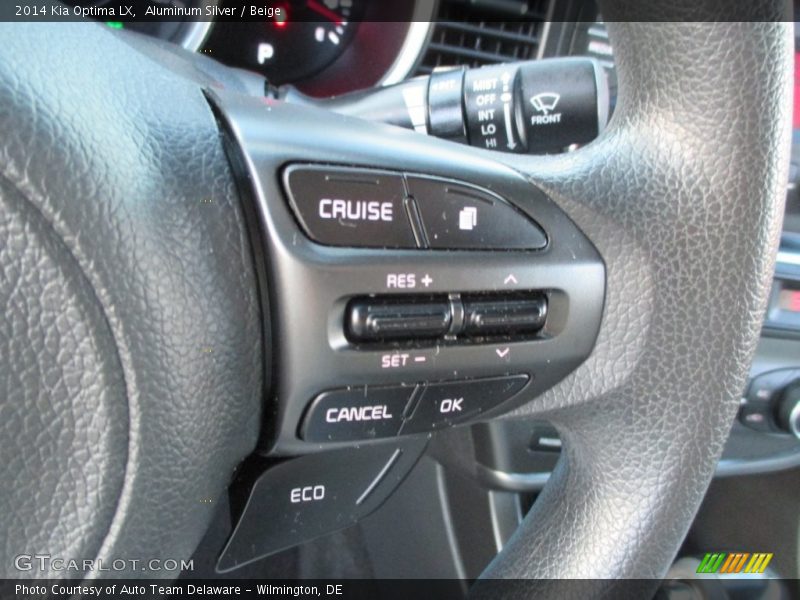 Aluminum Silver / Beige 2014 Kia Optima LX