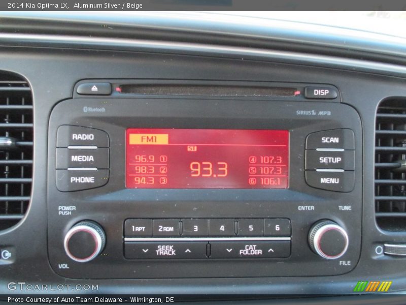 Aluminum Silver / Beige 2014 Kia Optima LX