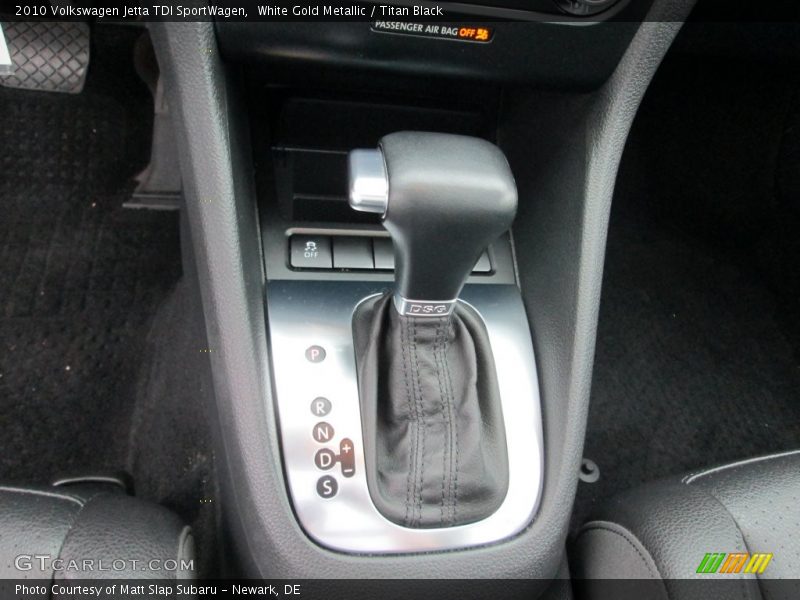 White Gold Metallic / Titan Black 2010 Volkswagen Jetta TDI SportWagen