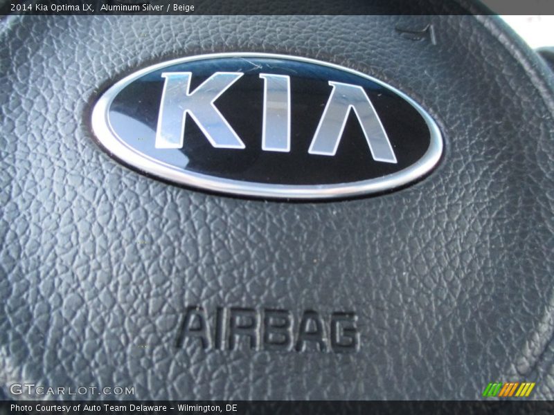 Aluminum Silver / Beige 2014 Kia Optima LX