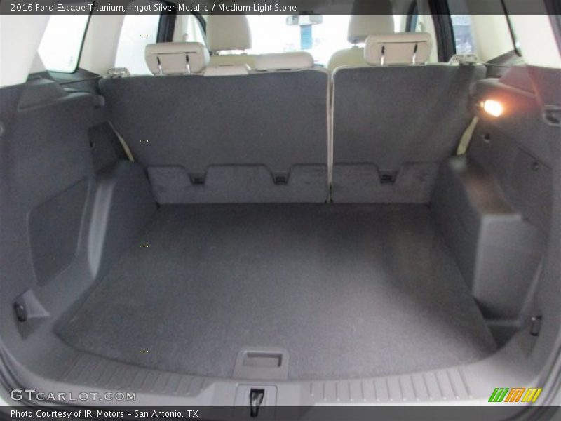 Ingot Silver Metallic / Medium Light Stone 2016 Ford Escape Titanium