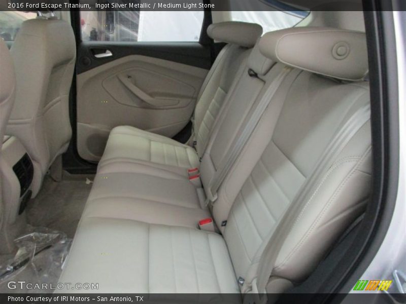 Ingot Silver Metallic / Medium Light Stone 2016 Ford Escape Titanium