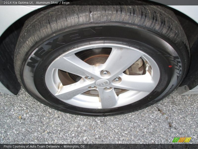 Aluminum Silver / Beige 2014 Kia Optima LX