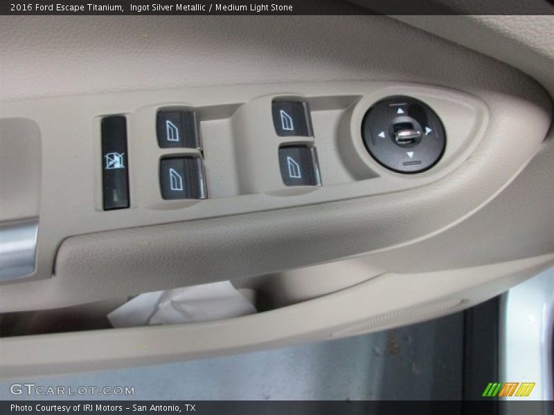 Ingot Silver Metallic / Medium Light Stone 2016 Ford Escape Titanium