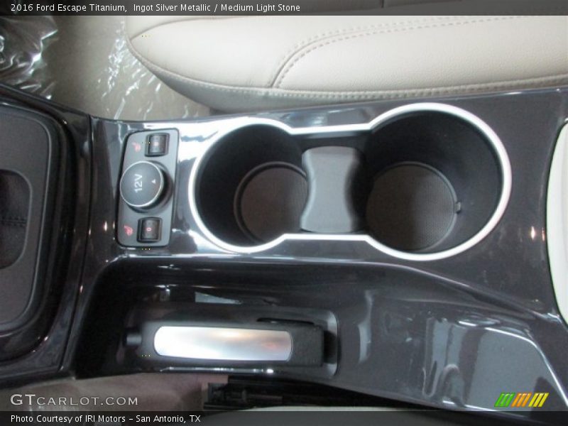 Ingot Silver Metallic / Medium Light Stone 2016 Ford Escape Titanium