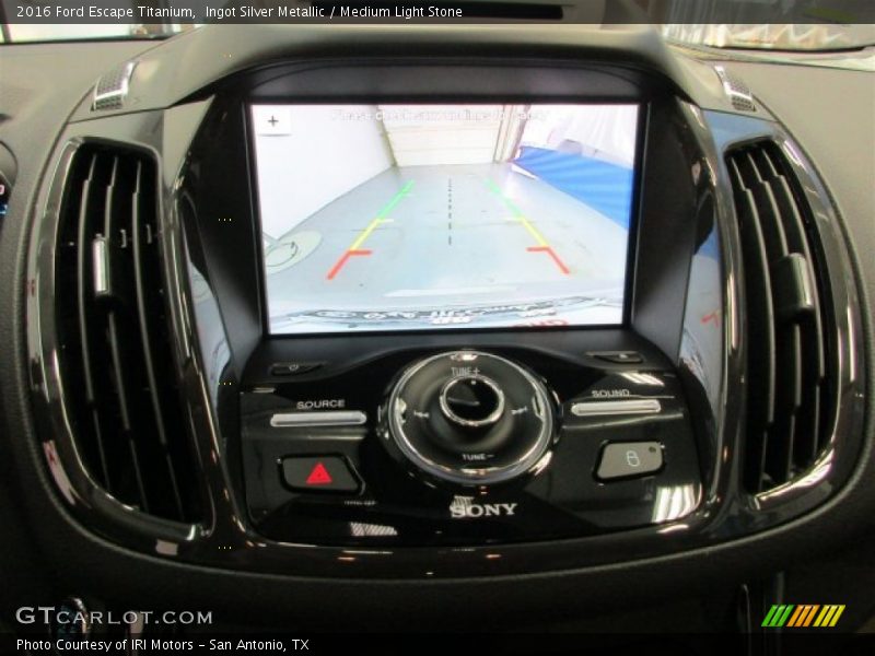 Ingot Silver Metallic / Medium Light Stone 2016 Ford Escape Titanium