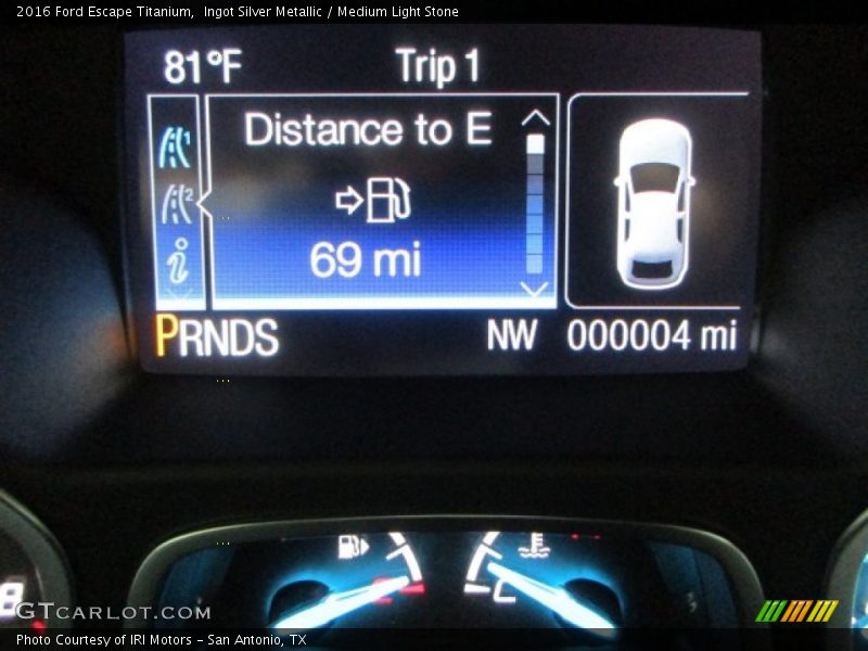 Ingot Silver Metallic / Medium Light Stone 2016 Ford Escape Titanium