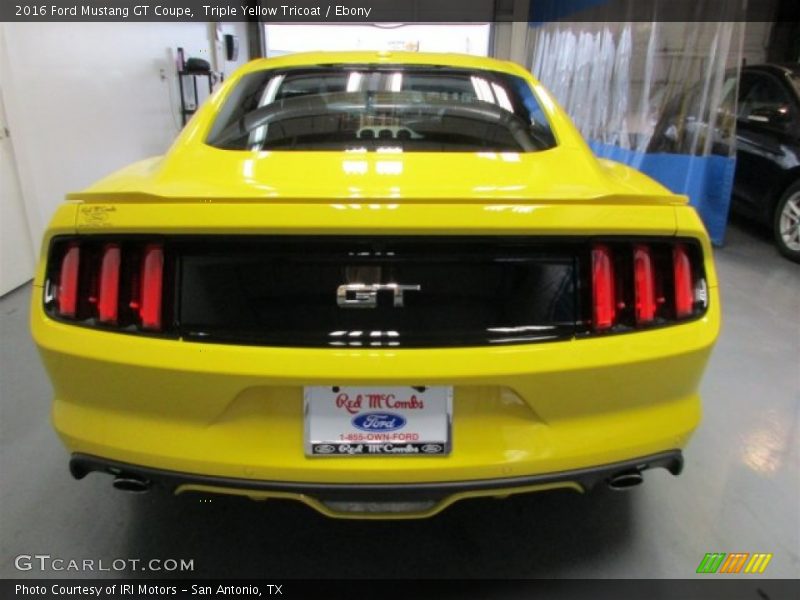 Triple Yellow Tricoat / Ebony 2016 Ford Mustang GT Coupe