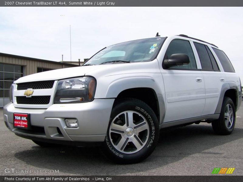 Summit White / Light Gray 2007 Chevrolet TrailBlazer LT 4x4