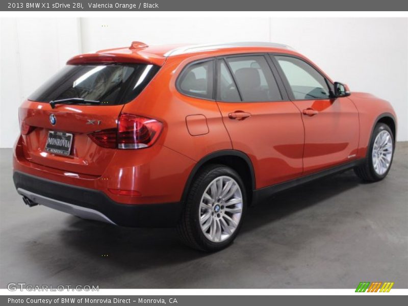 Valencia Orange / Black 2013 BMW X1 sDrive 28i