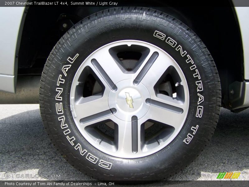 Summit White / Light Gray 2007 Chevrolet TrailBlazer LT 4x4