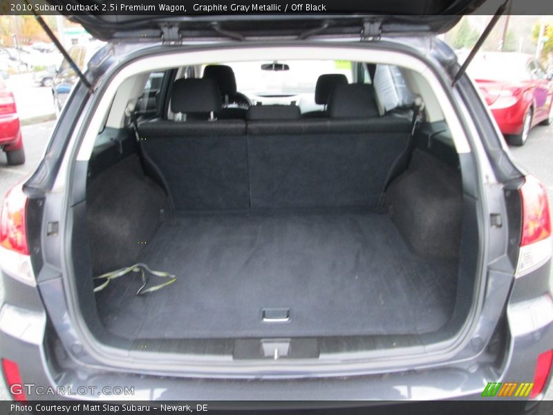 Graphite Gray Metallic / Off Black 2010 Subaru Outback 2.5i Premium Wagon