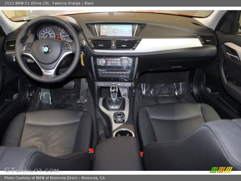 Valencia Orange / Black 2013 BMW X1 sDrive 28i