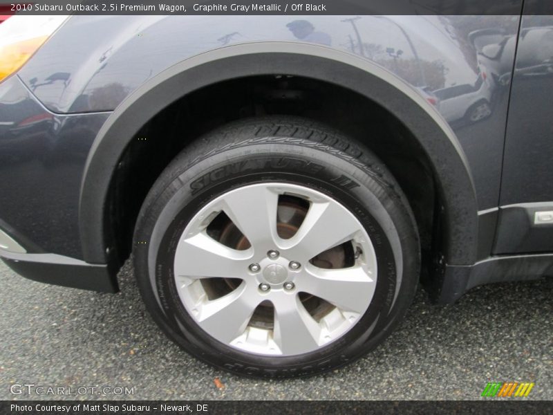 Graphite Gray Metallic / Off Black 2010 Subaru Outback 2.5i Premium Wagon
