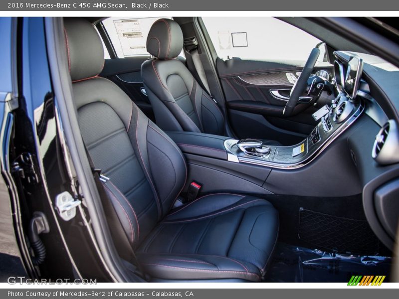 Black / Black 2016 Mercedes-Benz C 450 AMG Sedan