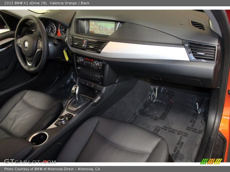 Valencia Orange / Black 2013 BMW X1 sDrive 28i