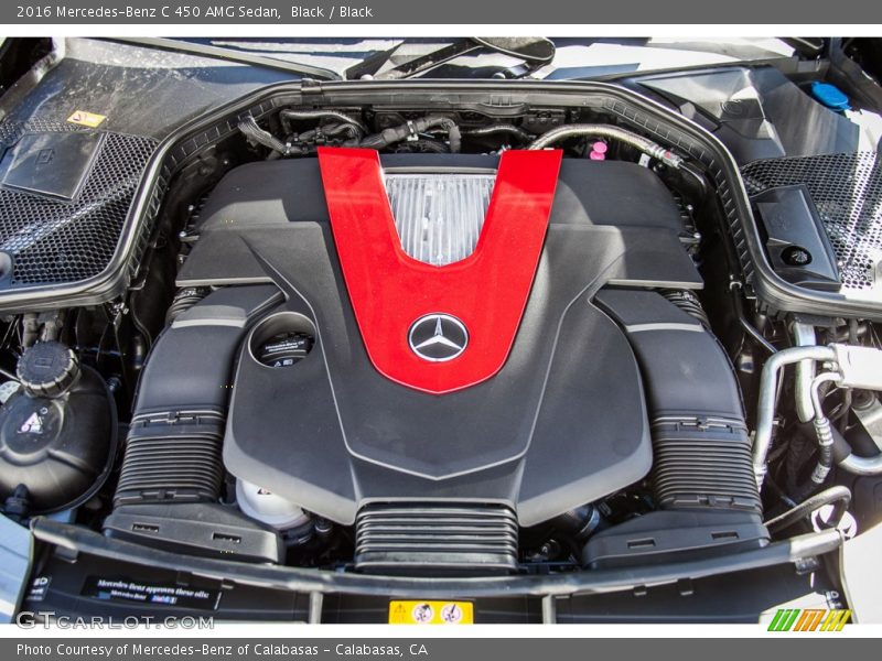 Black / Black 2016 Mercedes-Benz C 450 AMG Sedan