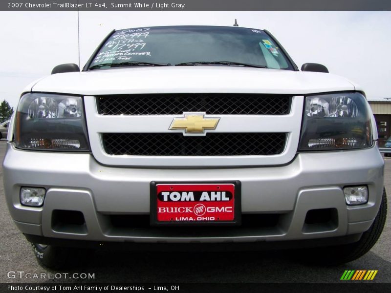 Summit White / Light Gray 2007 Chevrolet TrailBlazer LT 4x4