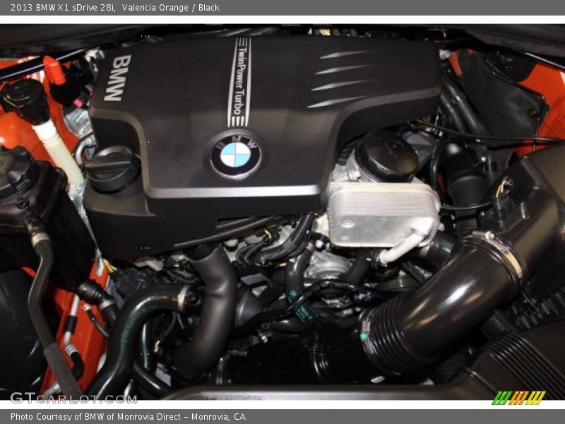 Valencia Orange / Black 2013 BMW X1 sDrive 28i