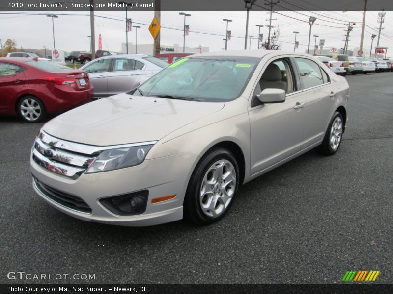Smokestone Metallic / Camel 2010 Ford Fusion SE