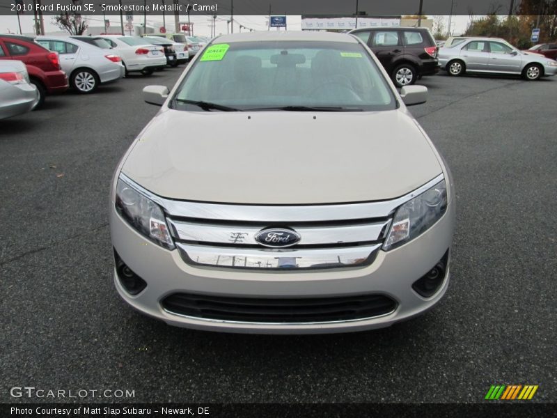 Smokestone Metallic / Camel 2010 Ford Fusion SE