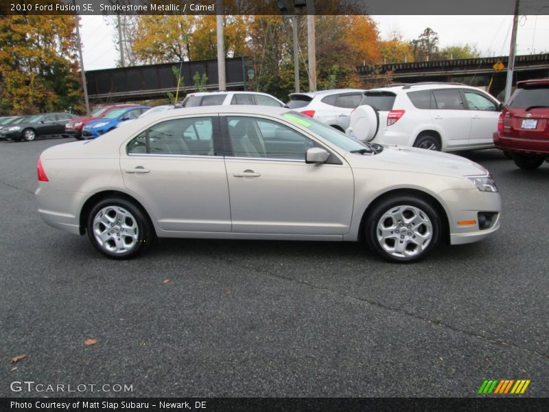 Smokestone Metallic / Camel 2010 Ford Fusion SE