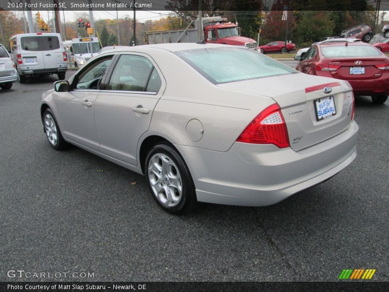 Smokestone Metallic / Camel 2010 Ford Fusion SE