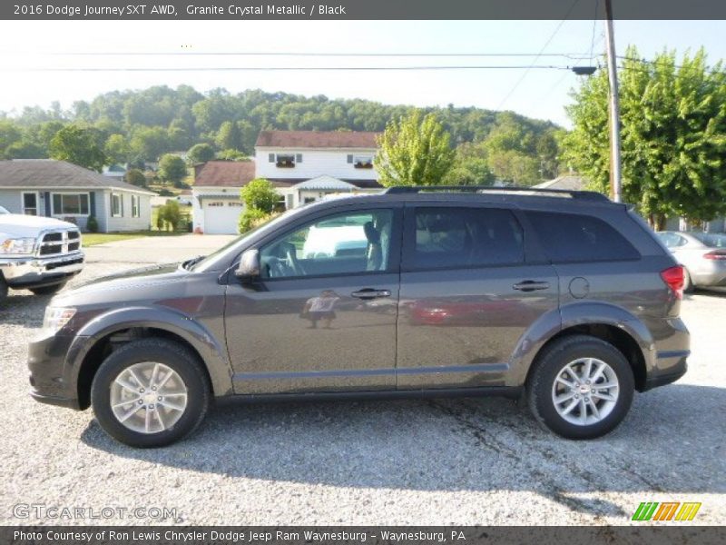 Granite Crystal Metallic / Black 2016 Dodge Journey SXT AWD