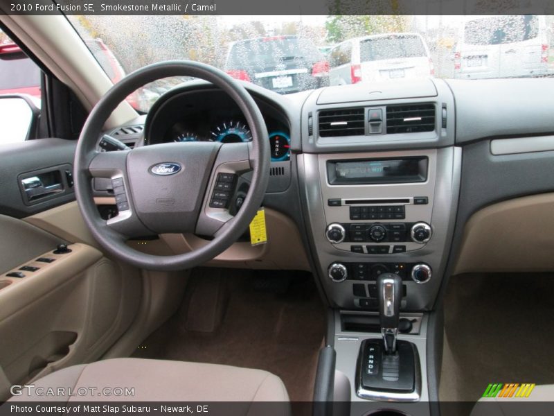 Smokestone Metallic / Camel 2010 Ford Fusion SE