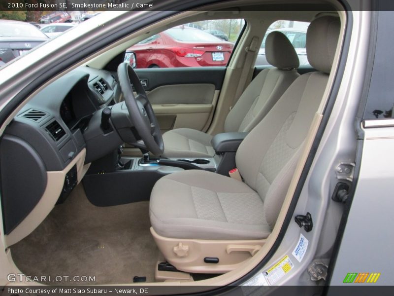 Smokestone Metallic / Camel 2010 Ford Fusion SE