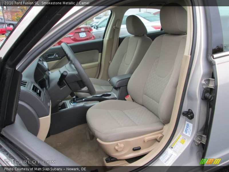 Smokestone Metallic / Camel 2010 Ford Fusion SE