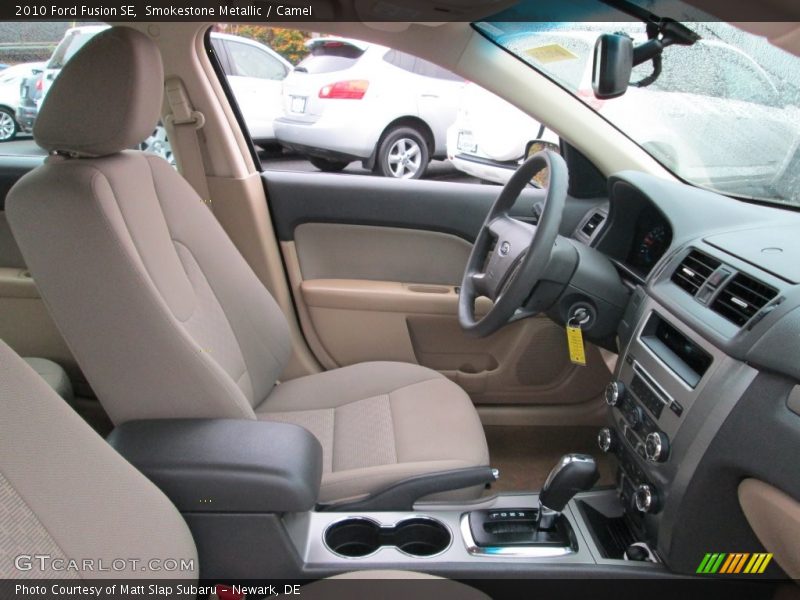 Smokestone Metallic / Camel 2010 Ford Fusion SE