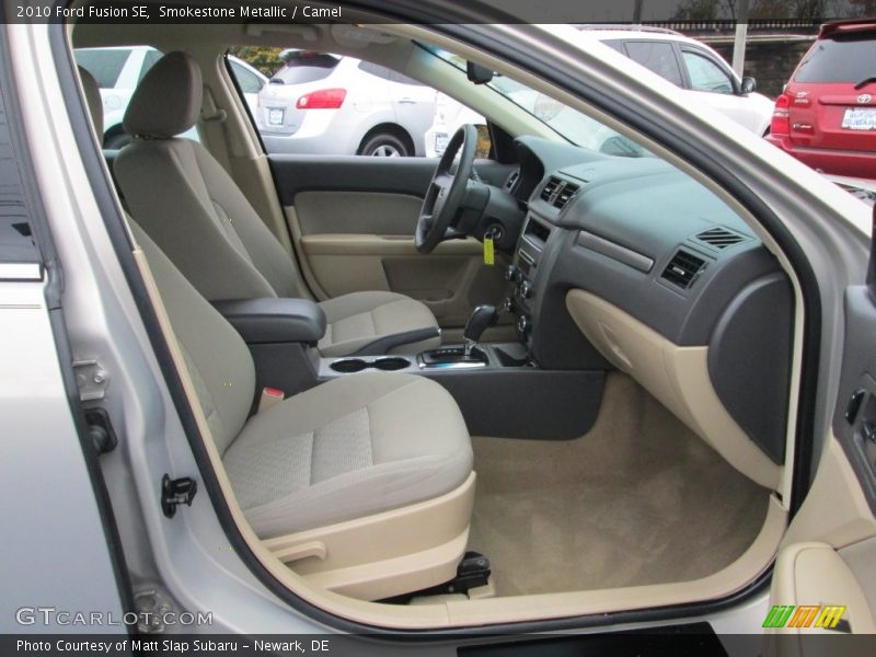 Smokestone Metallic / Camel 2010 Ford Fusion SE